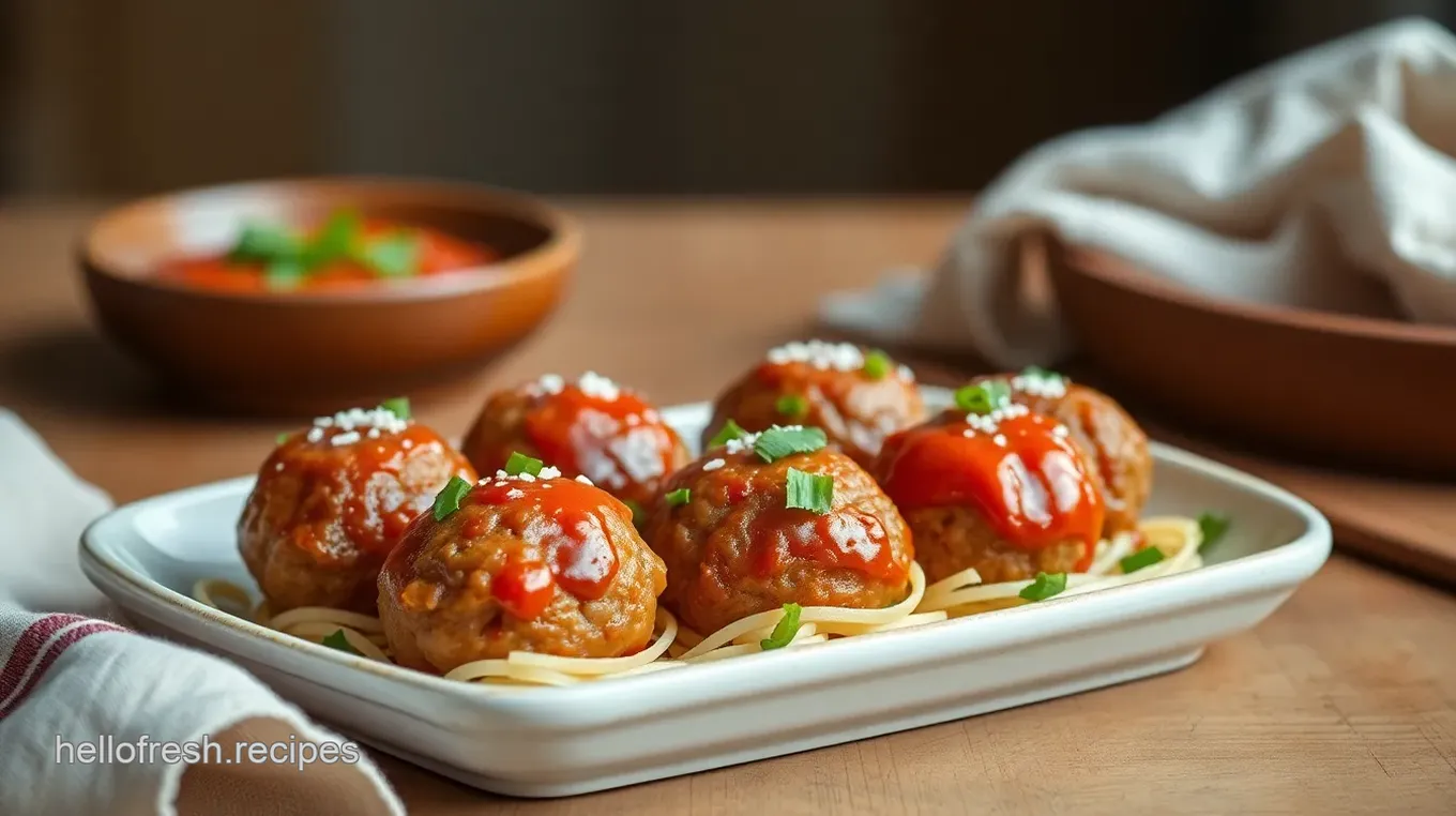 Bake Firecracker Meatballs - Spicy & Sweet