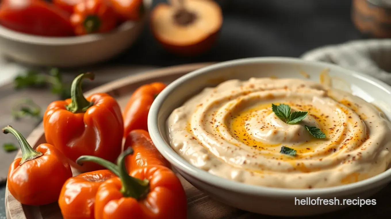 Roasted Pepper Creamy Dip Delight