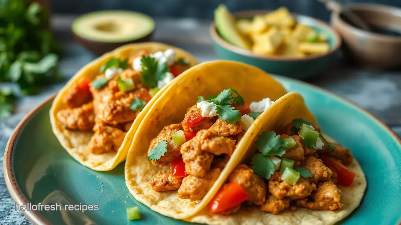 Southwest Spiced Chicken Tacos