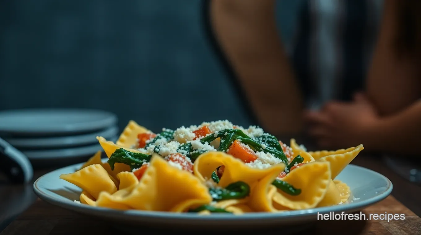 Delicious Fresh Pasta Parcels Stuffed with Ricotta and Spinach