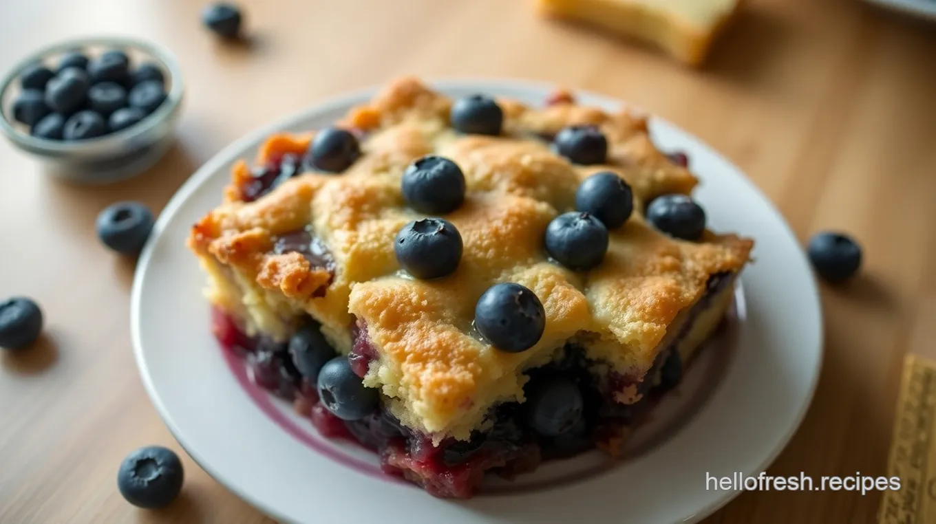 Fresh Blueberry Bliss Dump Cake