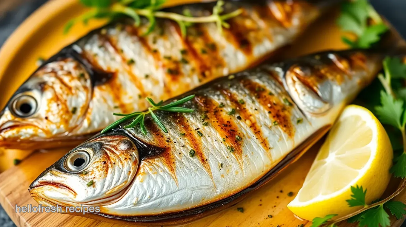 Fresh Sardines: Easy Grilled Delight with Lemon & Herbs!