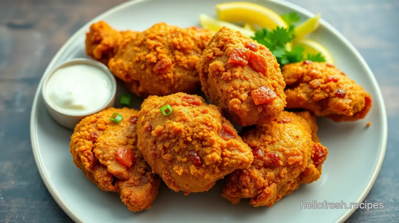 Crispy Seasoned Fried Chicken with Fry Seasoning