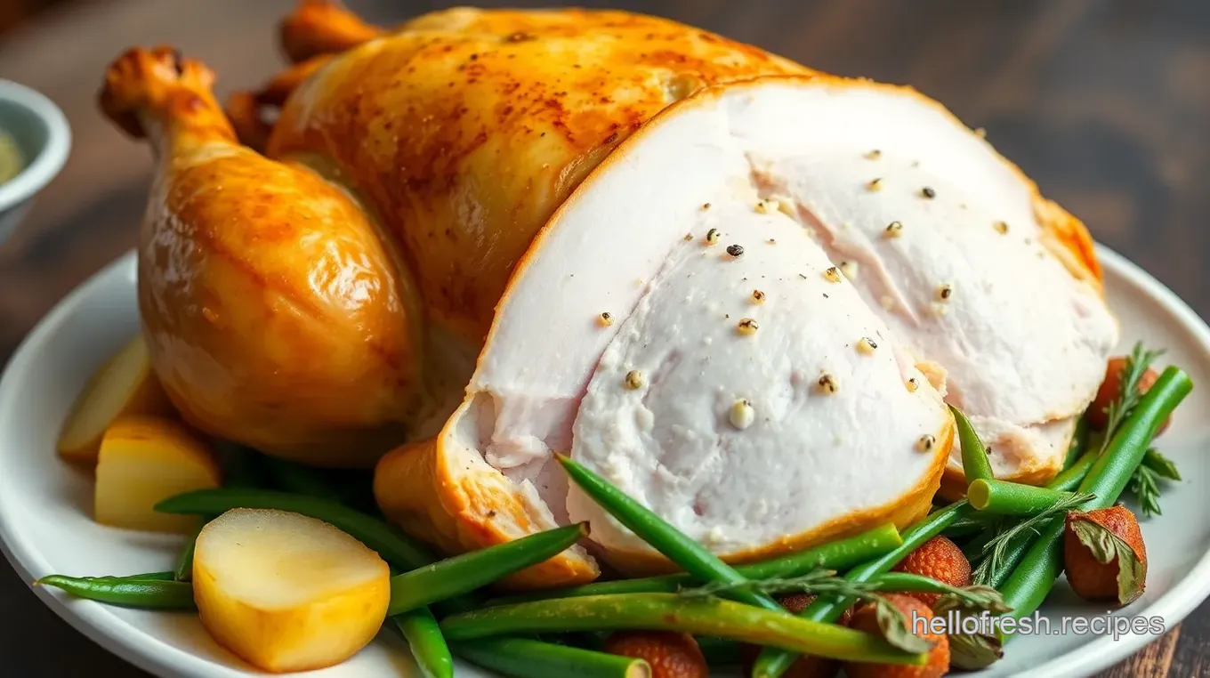 Herb-Roasted Turkey with Garlic Butter