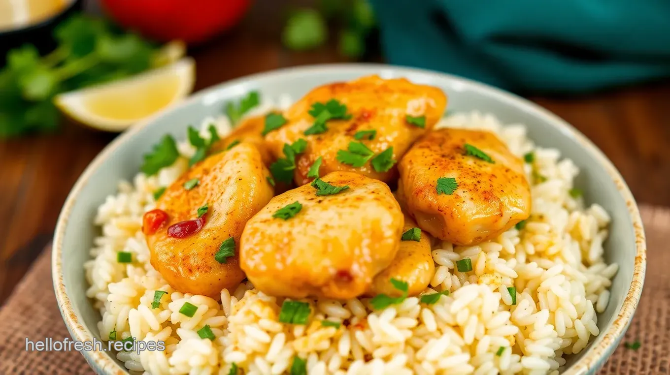 Southwest Spiced Chicken with Cilantro Lime Rice