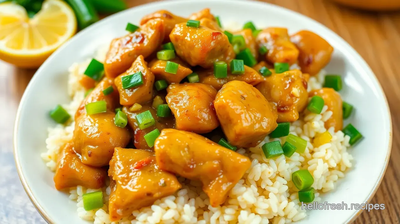 Hello Fresh Ginger Chicken and Rice