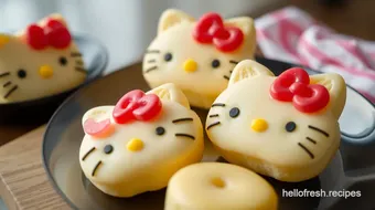 Bake Sweet Hello Kitty Pasteles in 50 Minutes recipe card