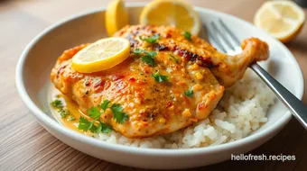 Baked Chicken with Zesty Lemon Flavor recipe card