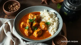 Delicious Spiced Chicken Curry with Coconut Milk: Cook in 55 Min recipe card