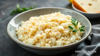 How to Make Creamy Parmesan Risotto with Fresh Parmesan Cheese recipe card