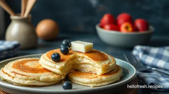 Fluffy Fresh Milled Pancakes in 25 Minutes recipe card