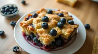 My Grandmother's Blueberry Dump Cake with Fresh Blueberries: An Easy Delight! recipe card