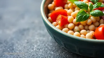 Fresh Garbanzo Beans: 5 Easy & Delicious Mediterranean Salad Recipes! recipe card