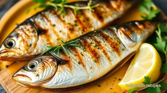 Fresh Sardines: Easy Grilled Delight with Lemon & Herbs! recipe card