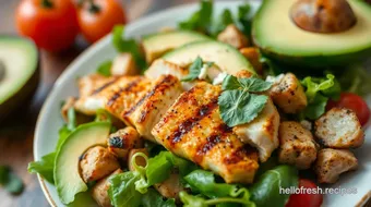 Ultimate Grilled Chicken Avocado Salad Recipe: 5 Delicious Ways to Enjoy! recipe card