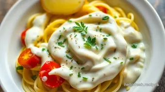 Make Creamy Garlic Sauce in 5 Minutes recipe card