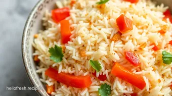 Quick Basmati Rice with Sassy Flavor recipe card