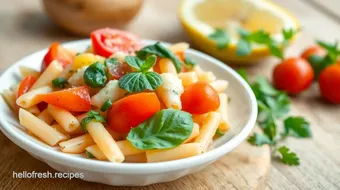 Quick Fresh Pasta Salad with Herbs in 25 Min recipe card