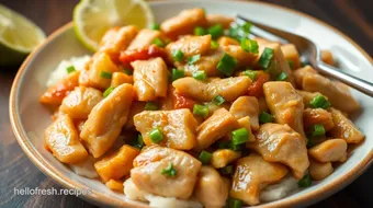 Quick Ginger Chicken with Zesty Lime Flavor recipe card