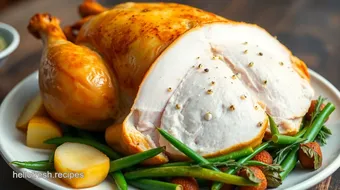 Roast Turkey with Garlic Butter - Juicy & Tender recipe card