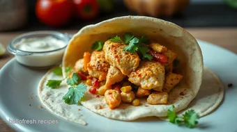 Easy Shawarma-Spiced Chicken Wraps: 5 Ways to Enjoy Hello Fresh Flavor! recipe card