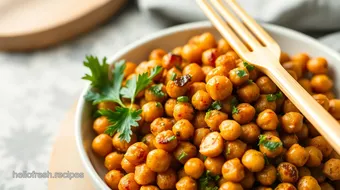 Stir-Fry Chickpeas with Flavorful Spice recipe card