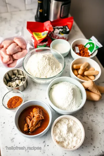 Ultimate Baked Crispy Chicken Wings for Game Day ingredients