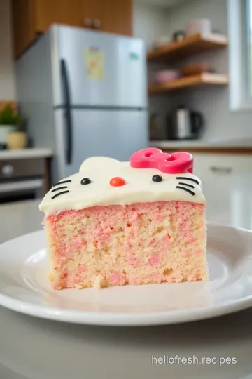 Hello Kitty Birthday Cake steps