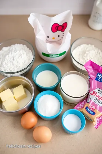 Hello Kitty Decoration Cake ingredients