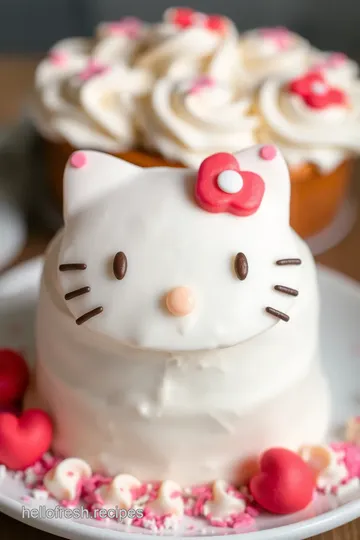 Hello Kitty Decoration Cake presentation