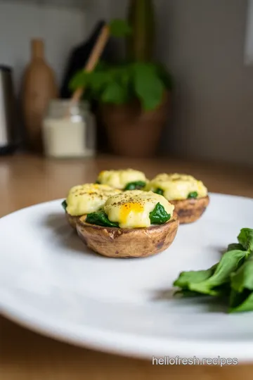 Stuffed Mushroom Cups with Spinach and Feta steps