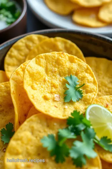 Garden Fresh Tortilla Chips presentation