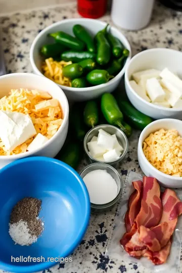 Stuffed Jalapeño Peppers ingredients