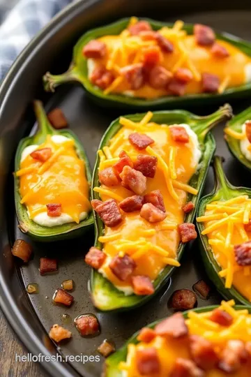 Stuffed Jalapeño Peppers presentation