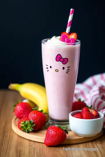 Hello Kitty Smoothie presentation