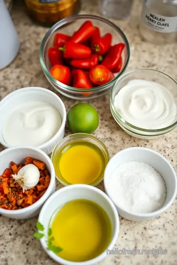 Red Pepper Crema ingredients