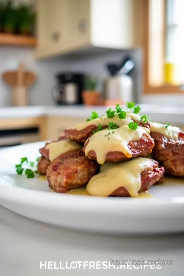 Beef Lights with Melted Cheese steps