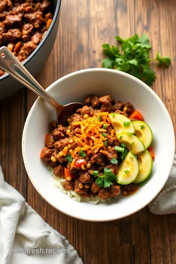 Zesty Southwest Beef Bowl steps