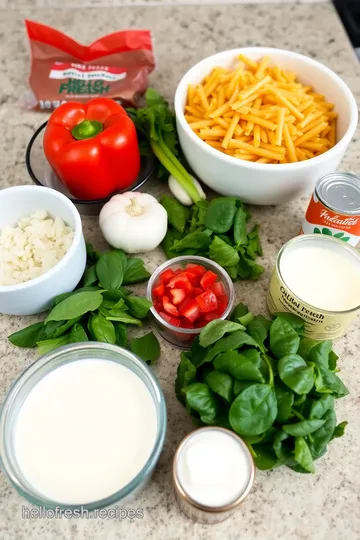 Creamy Aurora Pasta ingredients