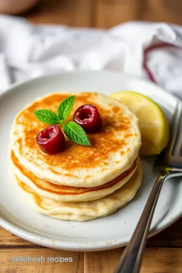 Fluffy Fresh Milled Flour Pancakes presentation