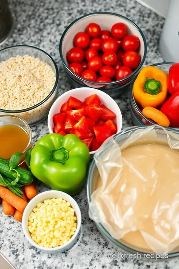 Quinoa & Veggie Power Bowl ingredients