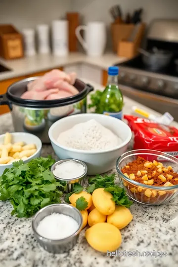 Southwest Spiced Chicken Tacos ingredients