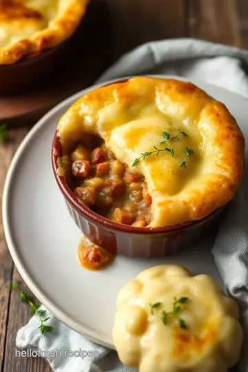 Cooked Shepherd s Pie with Creamy Mash presentation