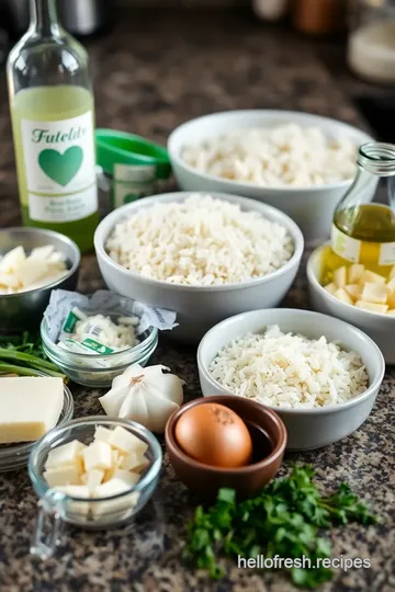 Creamy Parmesan Risotto ingredients