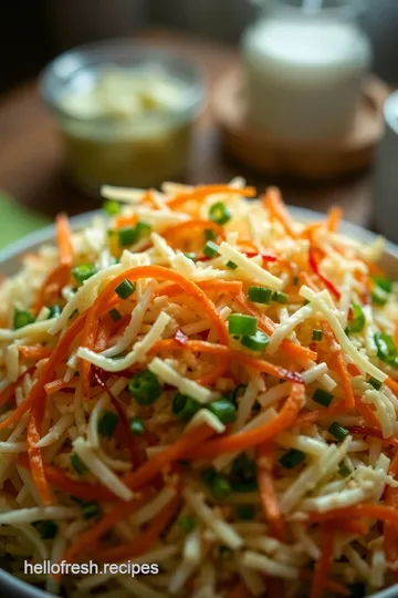 Crisp & Creamy Fresh Success Coleslaw presentation