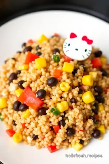 Hello Kitty Crock Pot Quinoa Delight presentation