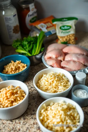 Crunchy Onion Chicken with Garlic Herb Sauce ingredients