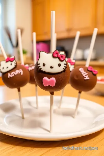 Hello Kitty Cake Pops steps