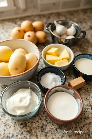 Creamy Garlic Mashed Potatoes ingredients