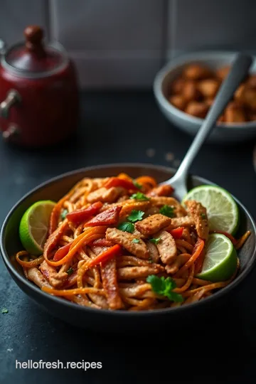 Easy Chicken Fajitas with Hello Fresh Fajita Spice Blend presentation